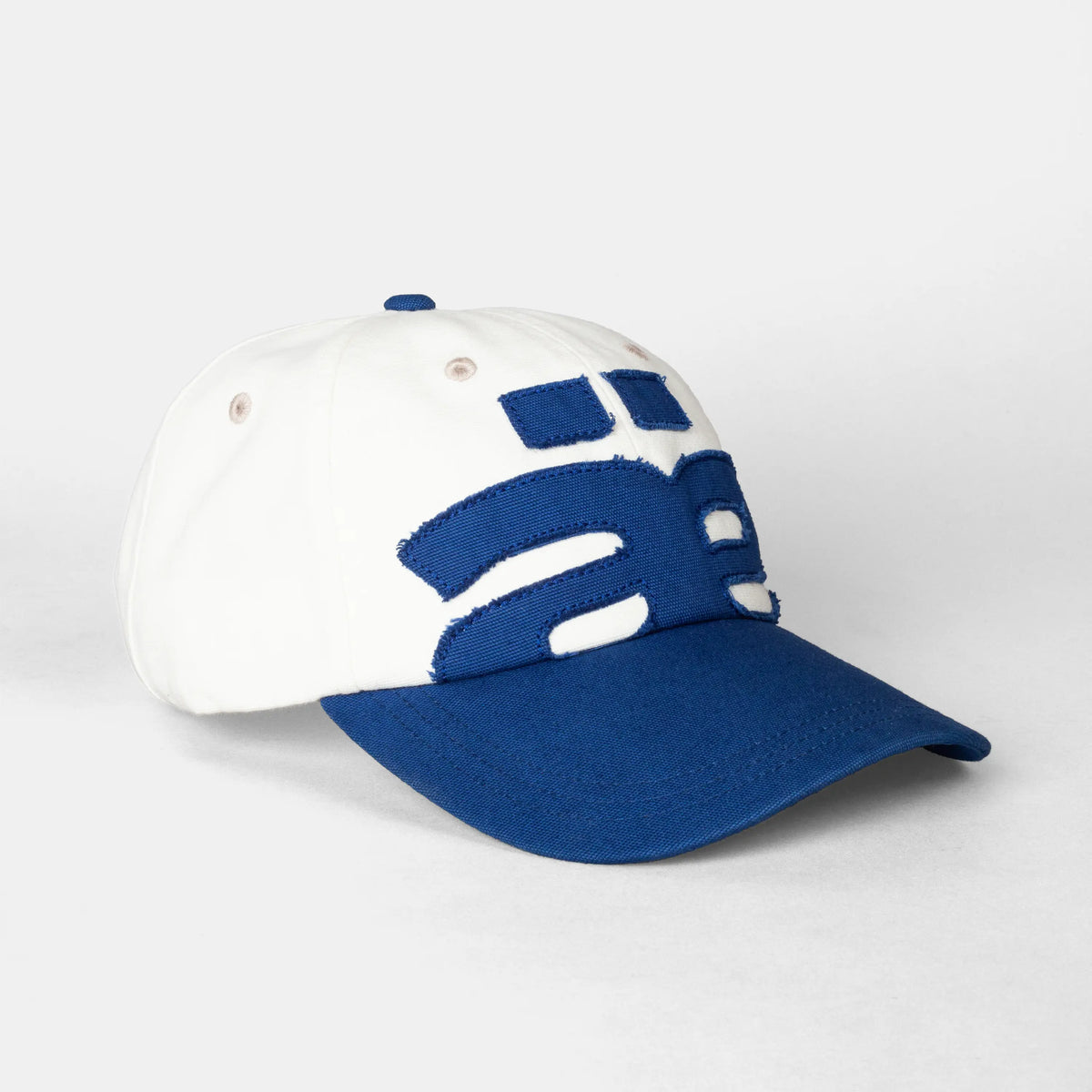 blaenk cap navy and ecru with embroidered æ logo