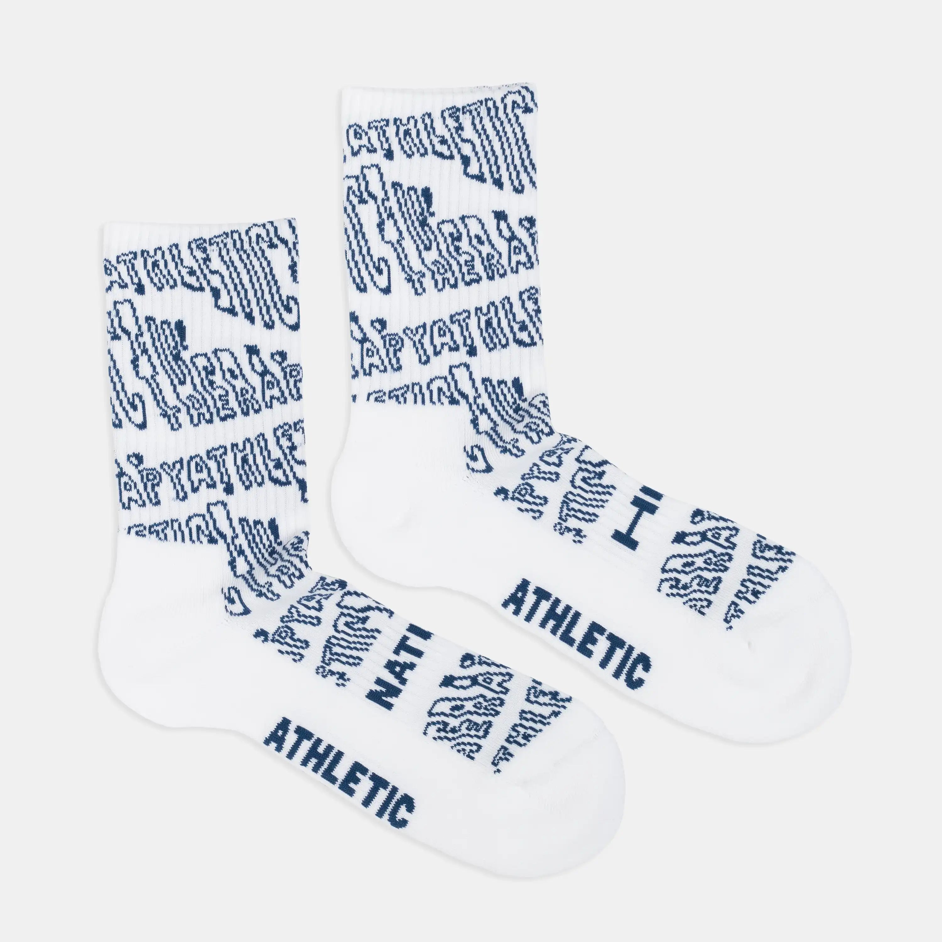 ATHLETIC THERAPY white tennis socks – organic cotton, unisex, one size 37–43