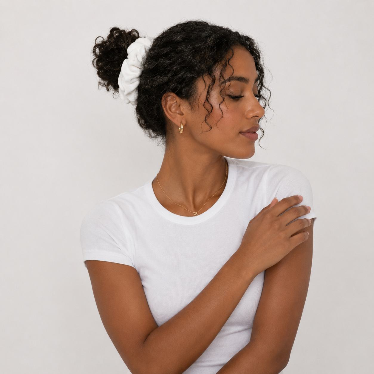 Scrunchie White